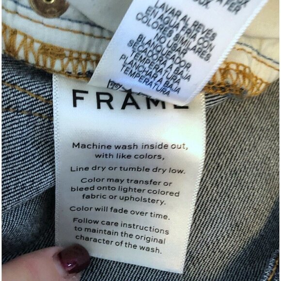 Frame Denim Le High Skinny Walgrove Distress Jeans - Picture 8 of 10